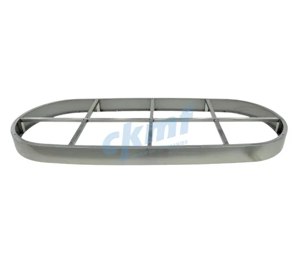 Рама для пуфика или дивана C-018B Polish steel (1650х562х90)